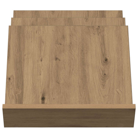 Wooden Magazine Rack 40cm Wide - Vantage Home