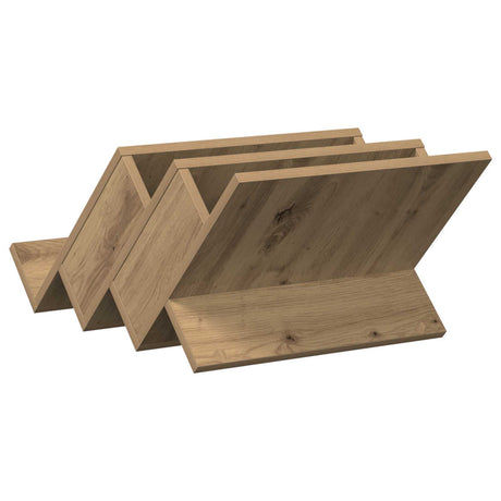 Wooden Magazine Rack 40cm Wide - Vantage Home