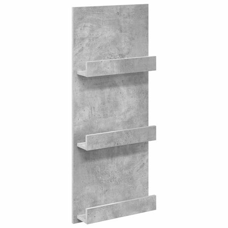 Wooden Magazine Rack 43cm Wide With 3 Shelves - Vantage Home