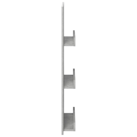 Wooden Magazine Rack 43cm Wide With 3 Shelves - Vantage Home