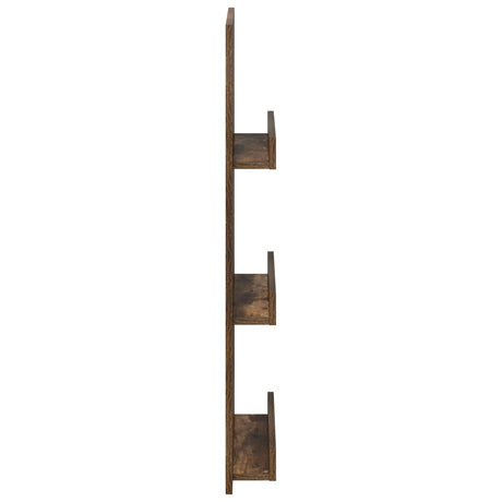 Wooden Magazine Rack 43cm Wide With 3 Shelves - Vantage Home