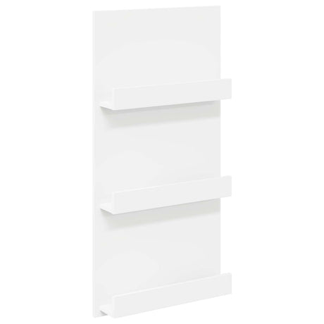 Wooden Magazine Rack 51cm Wide With 3 Shelves - Vantage Home