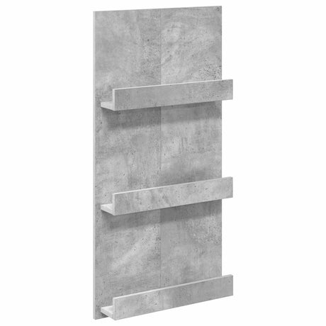 Wooden Magazine Rack 51cm Wide With 3 Shelves - Vantage Home
