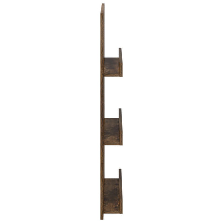 Wooden Magazine Rack 51cm Wide With 3 Shelves - Vantage Home