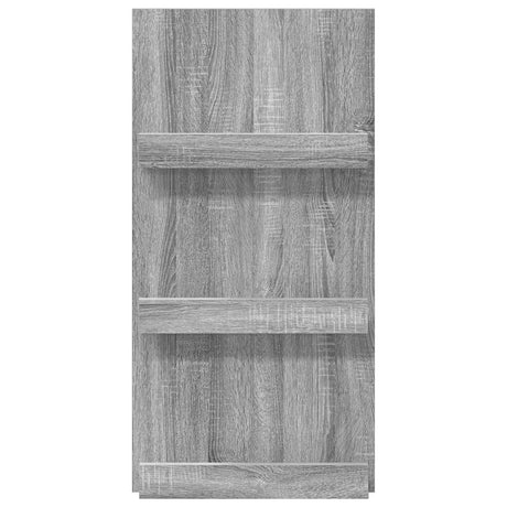 Wooden Magazine Rack 51cm Wide With 3 Shelves - Vantage Home