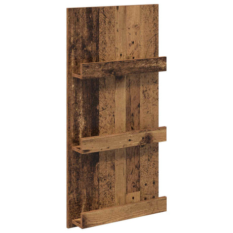 Wooden Magazine Rack 51cm Wide With 3 Shelves - Vantage Home