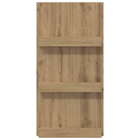 Wooden Magazine Rack 51cm Wide With 3 Shelves - Vantage Home