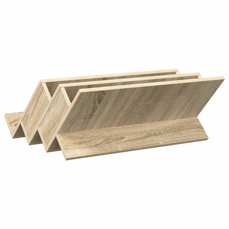 Wooden Magazine Rack 65cm Wide - Vantage Home