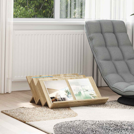 Wooden Magazine Rack 65cm Wide - Vantage Home