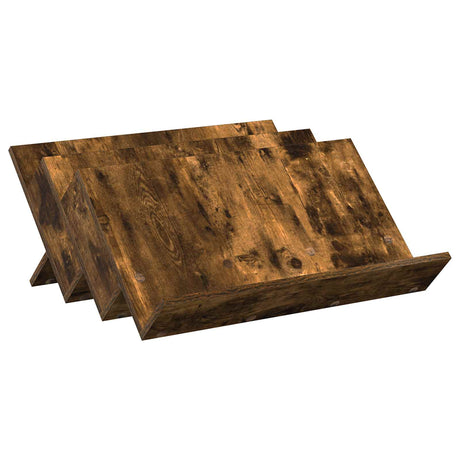Wooden Magazine Rack 65cm Wide - Vantage Home