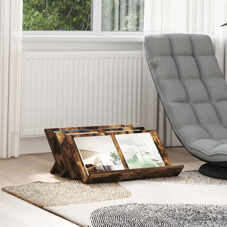 Wooden Magazine Rack 65cm Wide - Vantage Home