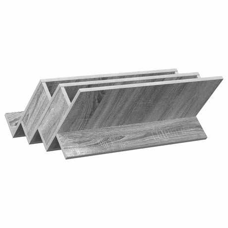 Wooden Magazine Rack 65cm Wide - Vantage Home