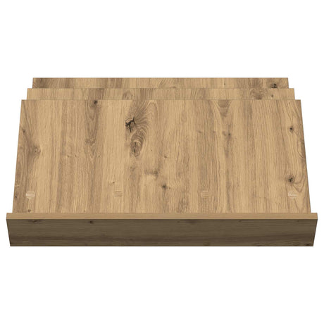 Wooden Magazine Rack 65cm Wide - Vantage Home