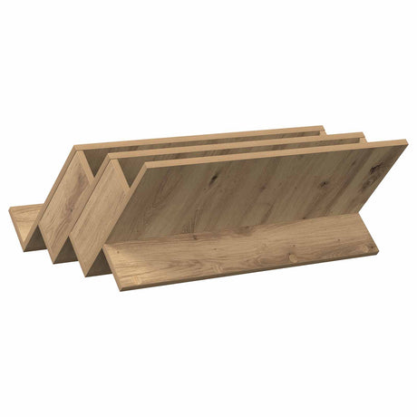 Wooden Magazine Rack 65cm Wide - Vantage Home