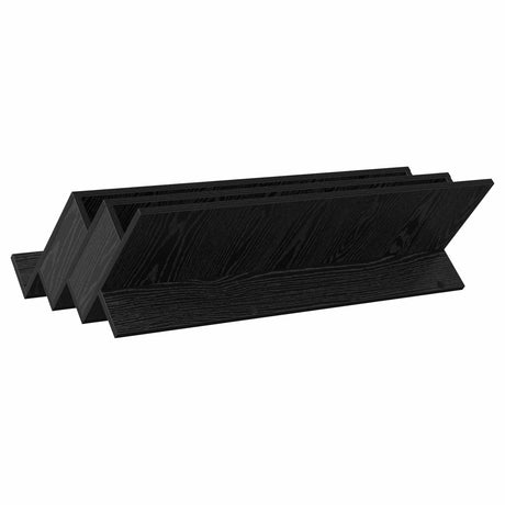 Wooden Magazine Rack 90cm Wide - Vantage Home