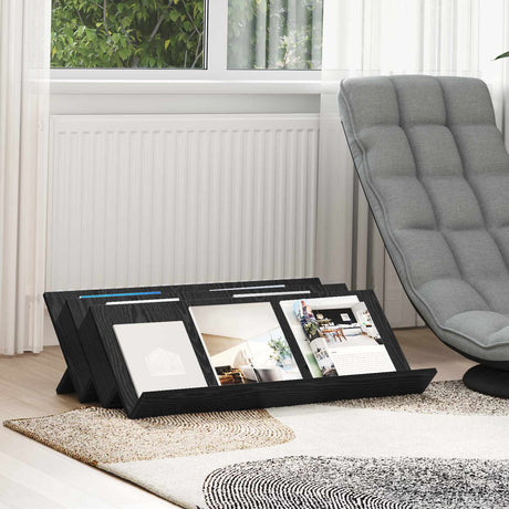 Wooden Magazine Rack 90cm Wide - Vantage Home