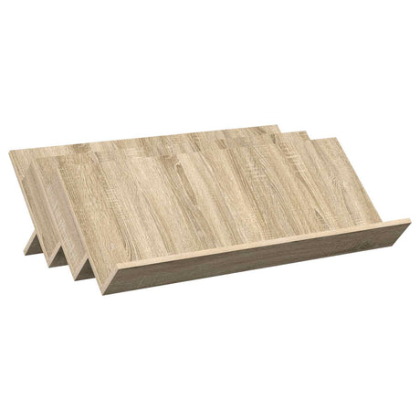 Wooden Magazine Rack 90cm Wide - Vantage Home