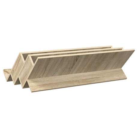 Wooden Magazine Rack 90cm Wide - Vantage Home
