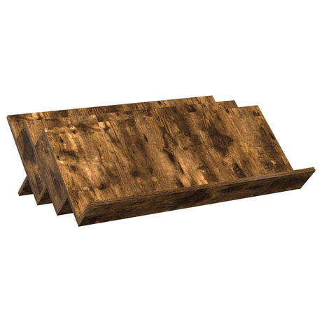 Wooden Magazine Rack 90cm Wide - Vantage Home