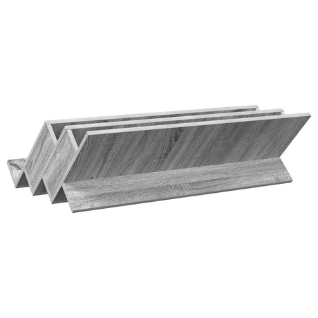 Wooden Magazine Rack 90cm Wide - Vantage Home