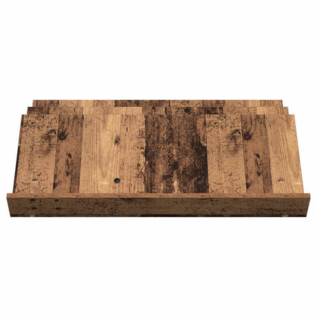 Wooden Magazine Rack 90cm Wide - Vantage Home