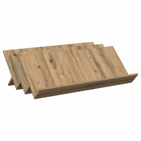 Wooden Magazine Rack 90cm Wide - Vantage Home