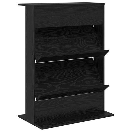 Wooden Magazine Rack 96cm High With 2 Shelves - Vantage Home