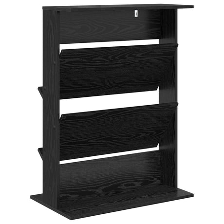 Wooden Magazine Rack 96cm High With 2 Shelves - Vantage Home
