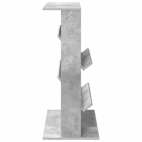 Wooden Magazine Rack 96cm High With 2 Shelves - Vantage Home