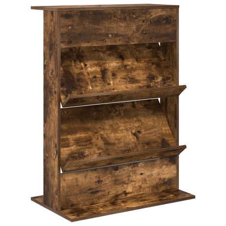 Wooden Magazine Rack 96cm High With 2 Shelves - Vantage Home
