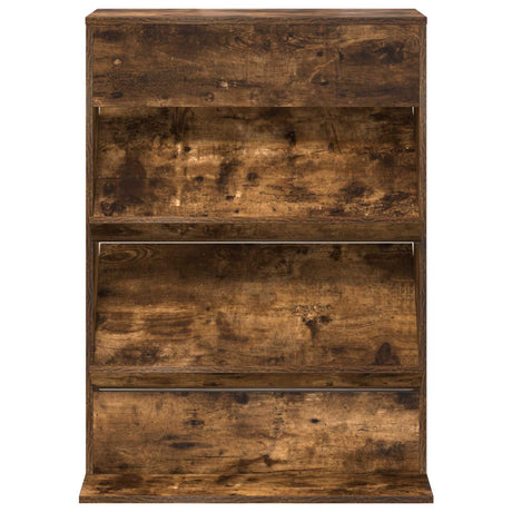 Wooden Magazine Rack 96cm High With 2 Shelves - Vantage Home