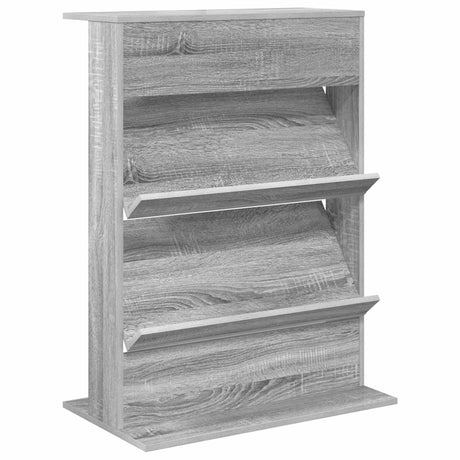 Wooden Magazine Rack 96cm High With 2 Shelves - Vantage Home