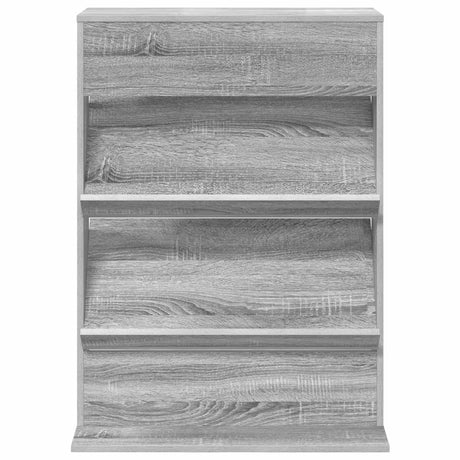 Wooden Magazine Rack 96cm High With 2 Shelves - Vantage Home