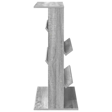 Wooden Magazine Rack 96cm High With 2 Shelves - Vantage Home