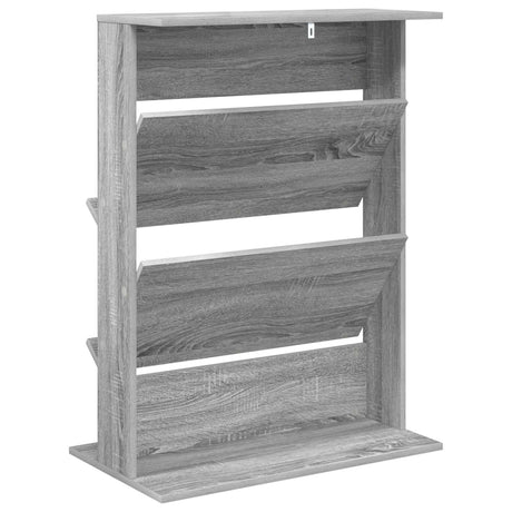 Wooden Magazine Rack 96cm High With 2 Shelves - Vantage Home