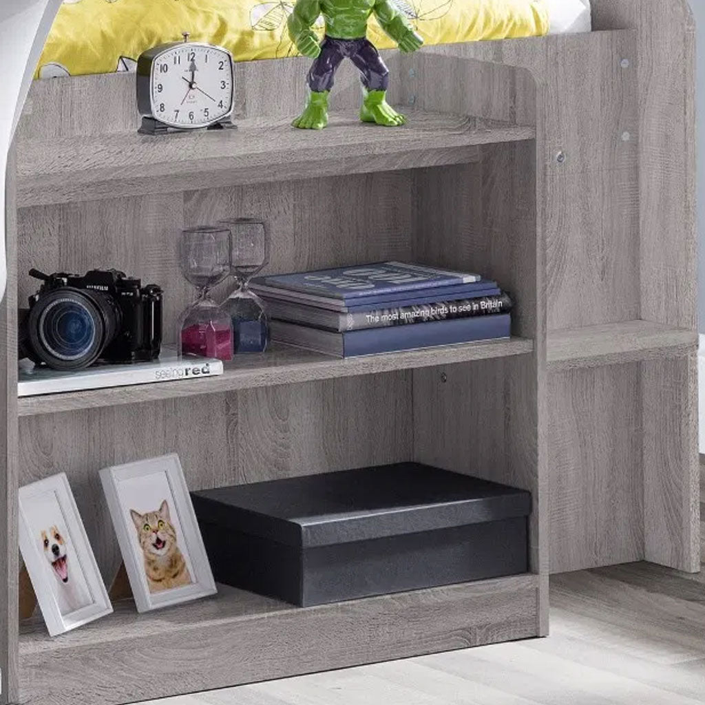 Wooden Mid Sleeper Bed - Neptune