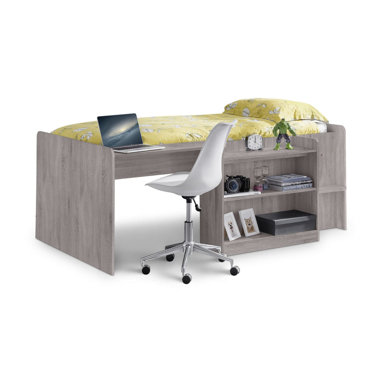 Wooden Mid Sleeper Bed - Neptune