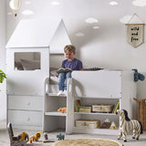 Wooden Mid Sleeper Bed - Orpheus