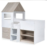 Wooden Mid Sleeper Bed - Orpheus