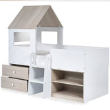 Wooden Mid Sleeper Bed - Orpheus