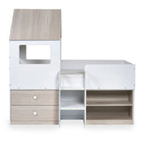 Wooden Mid Sleeper Bed - Orpheus