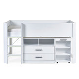 Wooden Mid Sleeper Bed - Otis