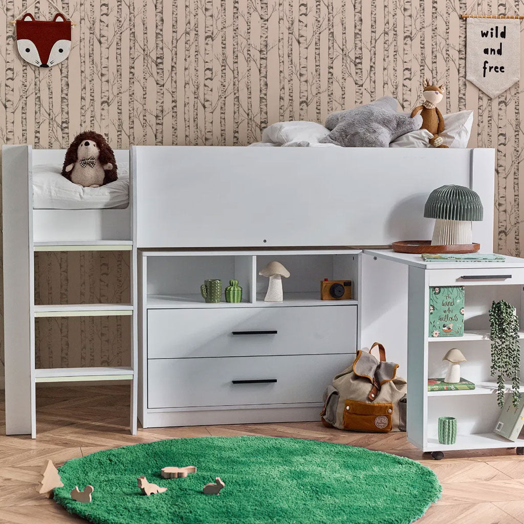 Wooden Mid Sleeper Bed - Otis