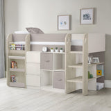Wooden Mid Sleeper Bed - Saturn