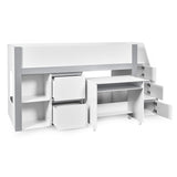 Wooden Mid Sleeper Bed With Ladder - Gaia
