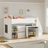 Wooden Mid Sleeper Bed With Ladder - Gaia