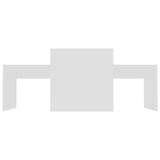 Wooden Nest Of 2 Coffee Tables 100cm Wide - Vantage Home