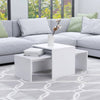 Wooden Nest Of 2 Coffee Tables 100cm Wide - Vantage Home