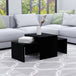 Wooden Nest Of 2 Coffee Tables 100cm Wide - Vantage Home