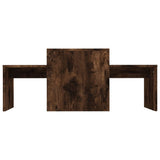 Wooden Nest Of 2 Coffee Tables 100cm Wide - Vantage Home